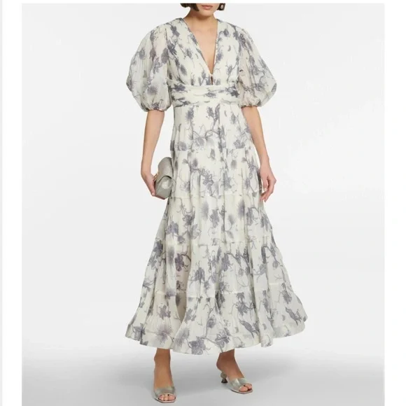 zimmermann grey dress ZIMMERMANN Wanderlust Denim Picnic Dress | Skylark main image 1